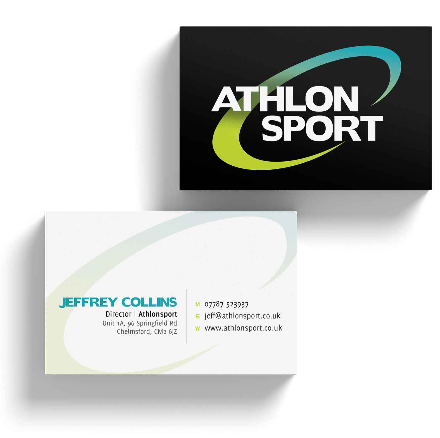 Athlon Sport business card design