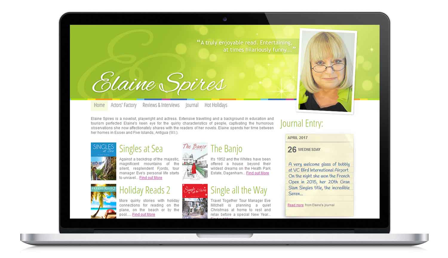 Elaine Spires website: www.elainespires.co.uk