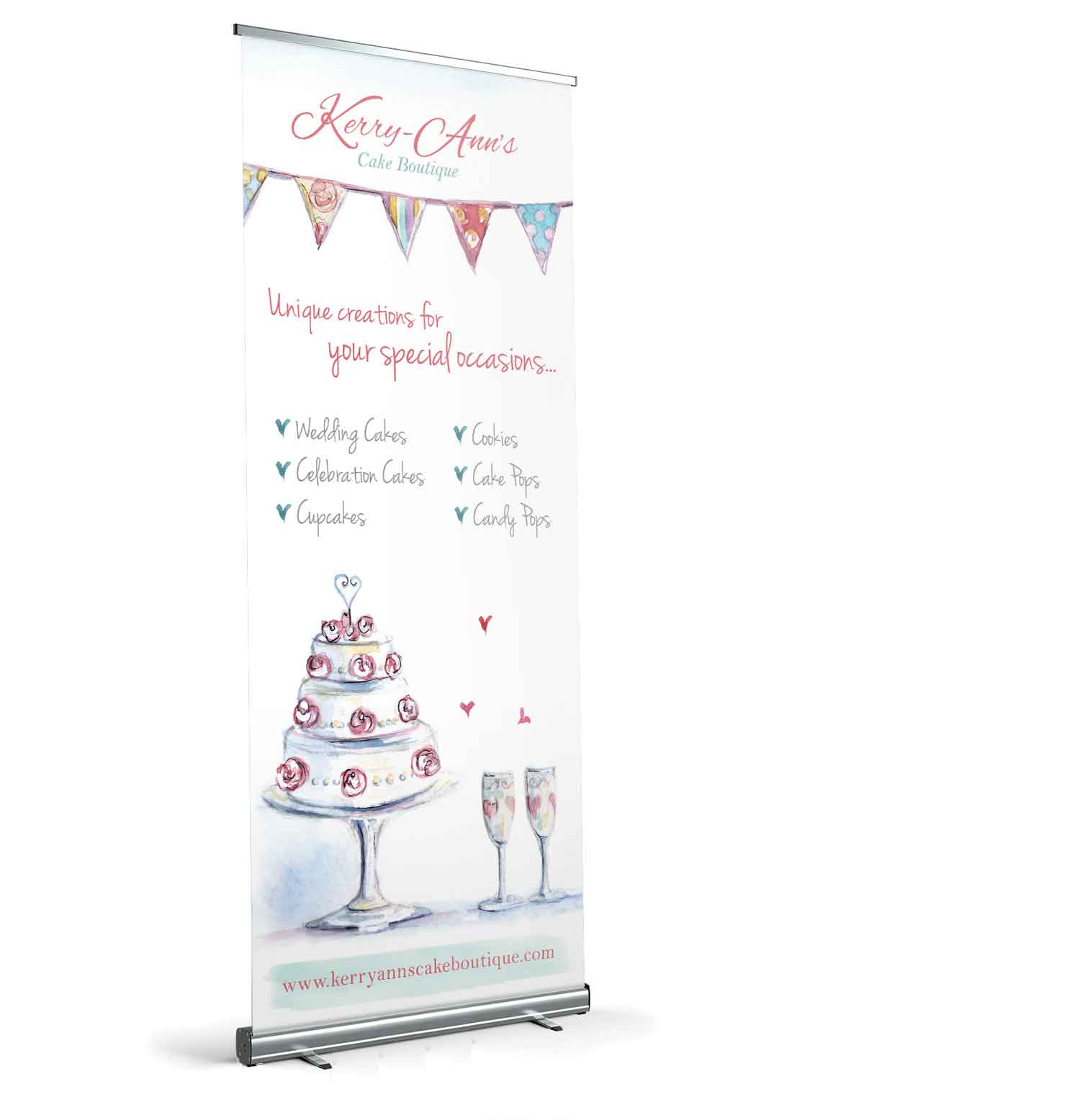 Kerry-Ann's Cake Boutique roller banner