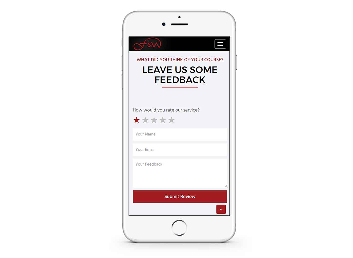 Responsive website design for Ford & Williams