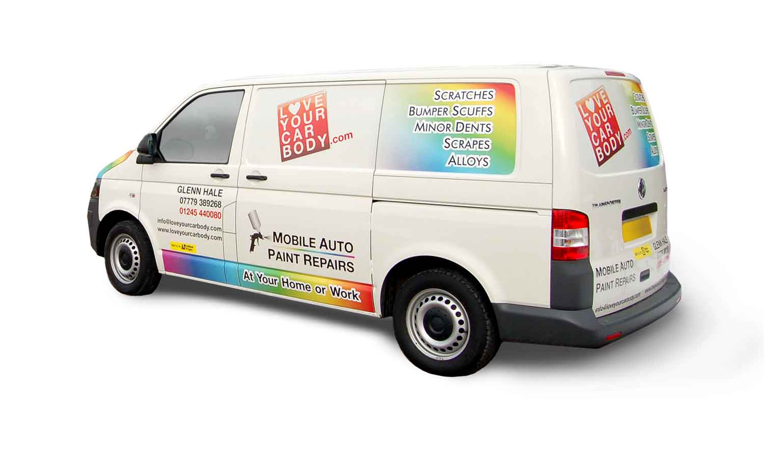 LoveYourCarBody.com vehicle graphics