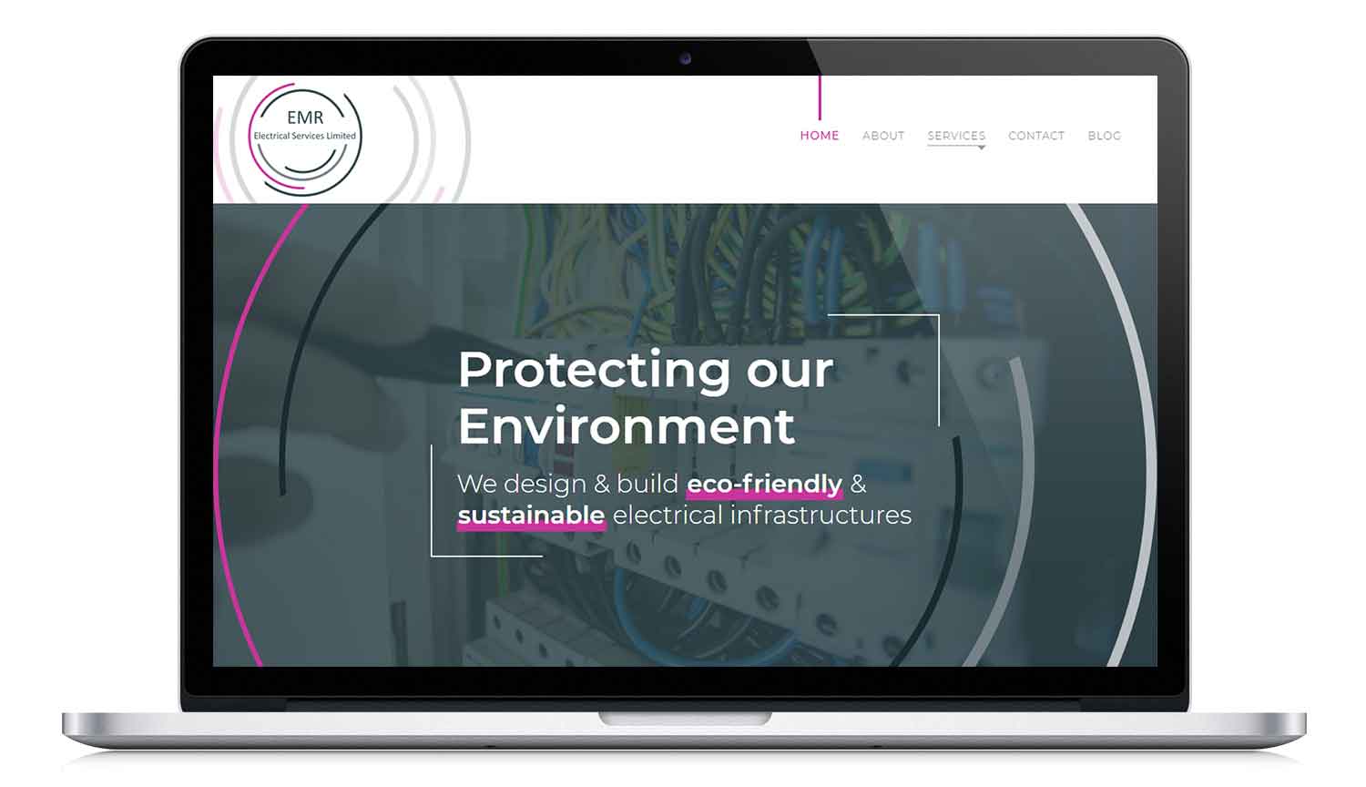 EMR Electrical Services: Fully responsive web design