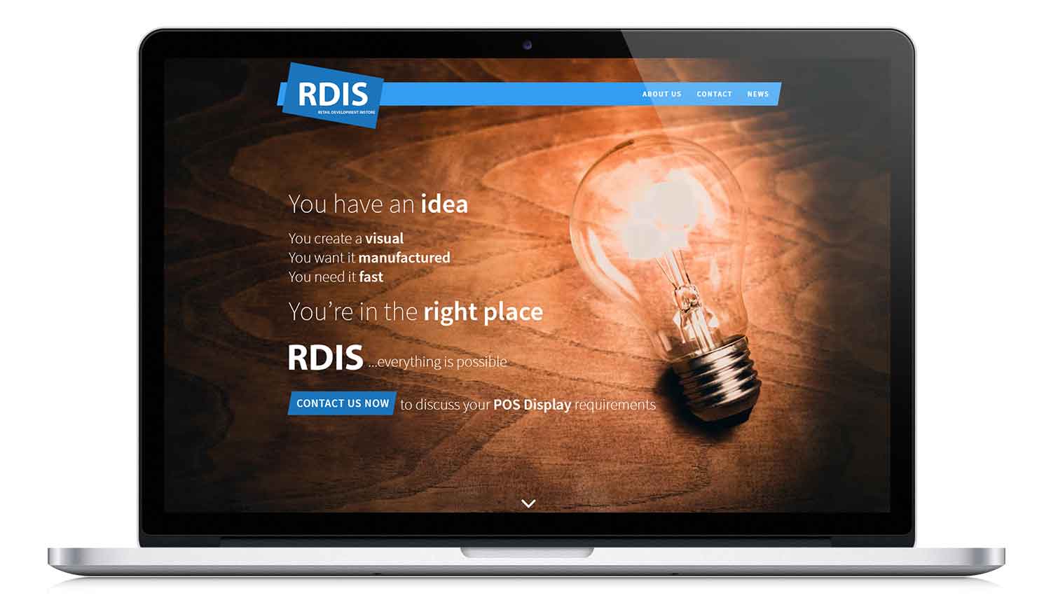 RDIS website design: www.retaildis.co.uk