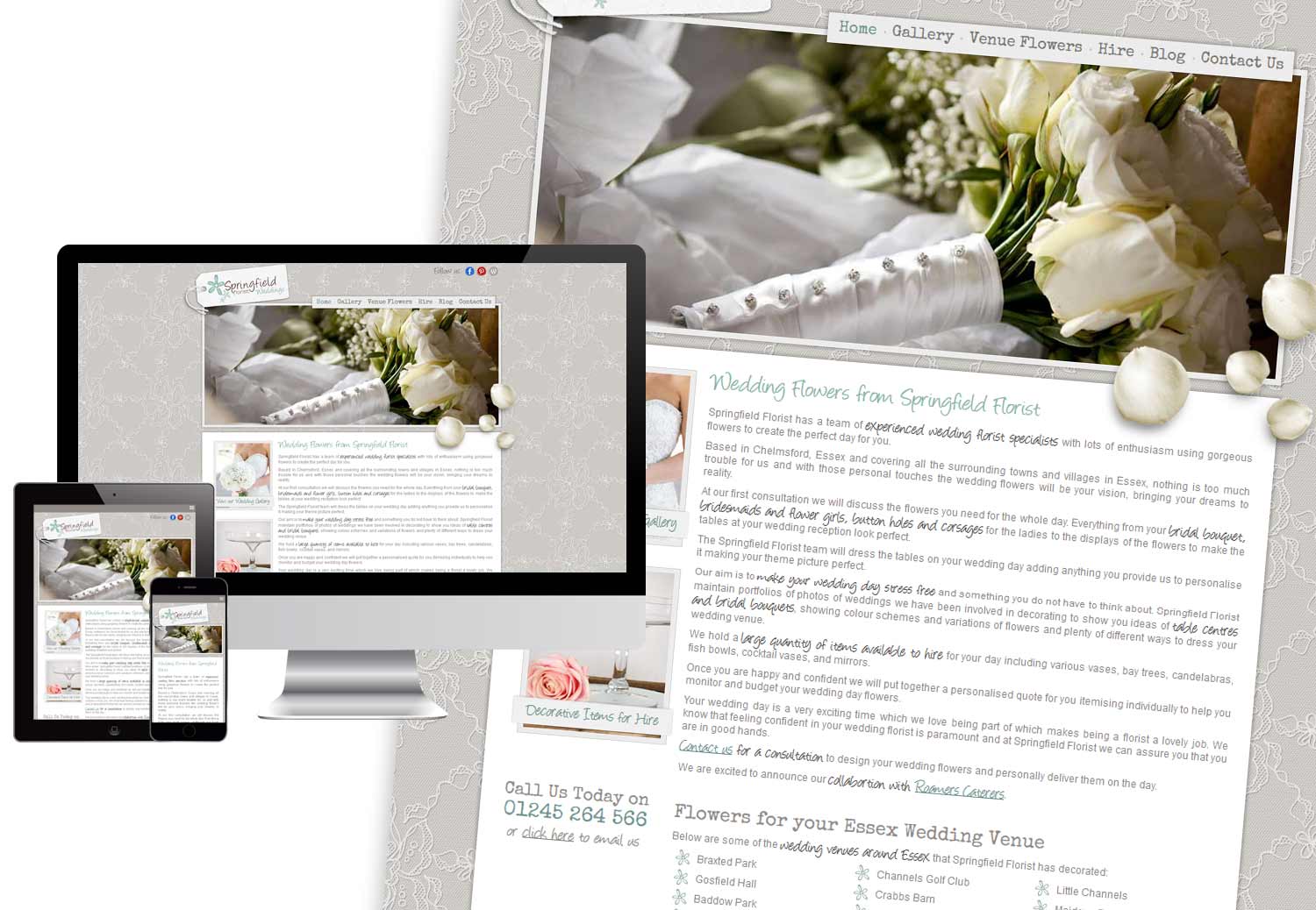 Springfield Florist Weddings responsive website design: www.springfieldfloristweddings.co.uk