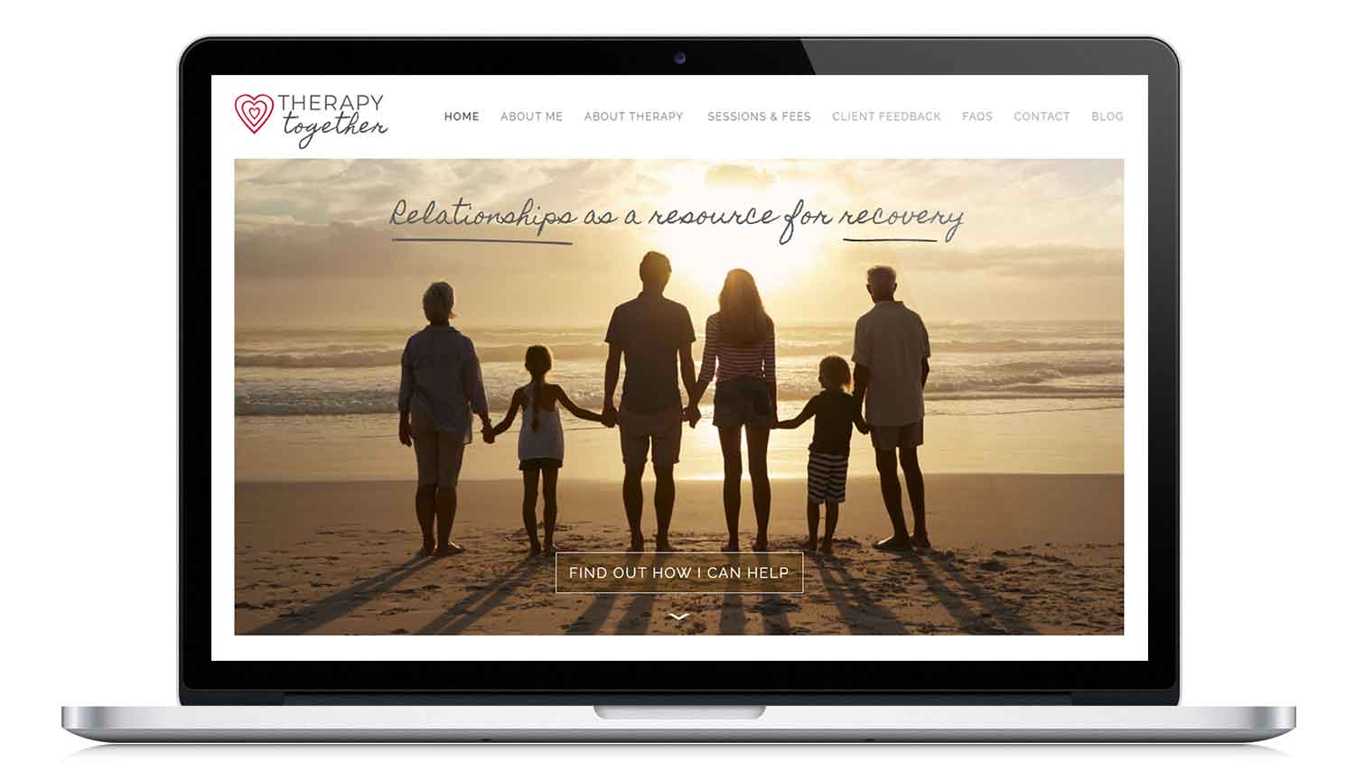 Bespoke website design: Therapy Together